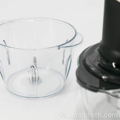 Food Processor Küche Fleischwolf Glasschüssel